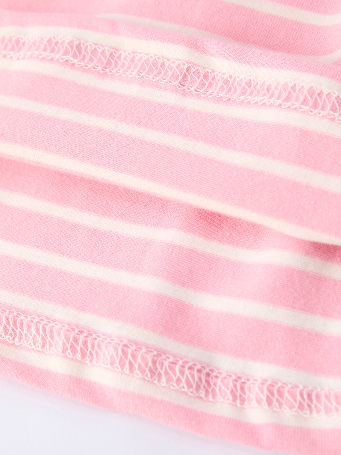 Strawberry Embroidery Pink Stripe Girl Smocked Dress