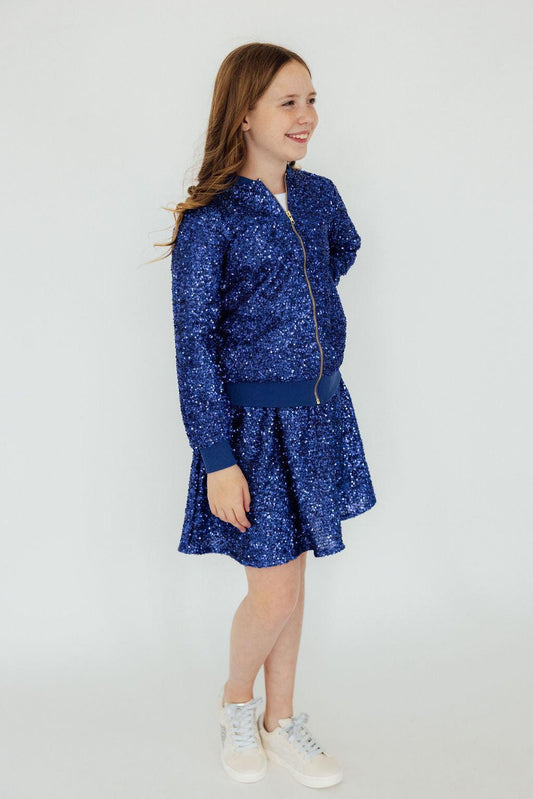 Royal Blue Sequin Jacket
