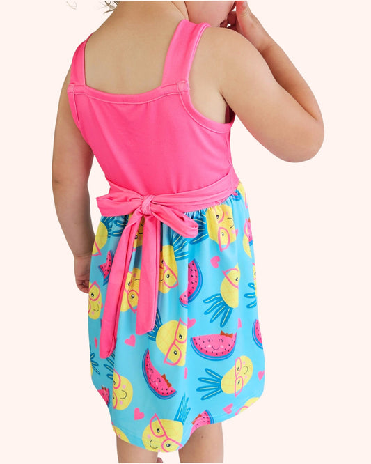 SALE Pineapple Party Dress