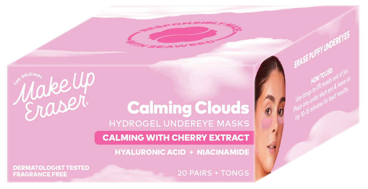 Hydrogel Undereye Masks - Seaweed-Based with Calming Cherry Extract