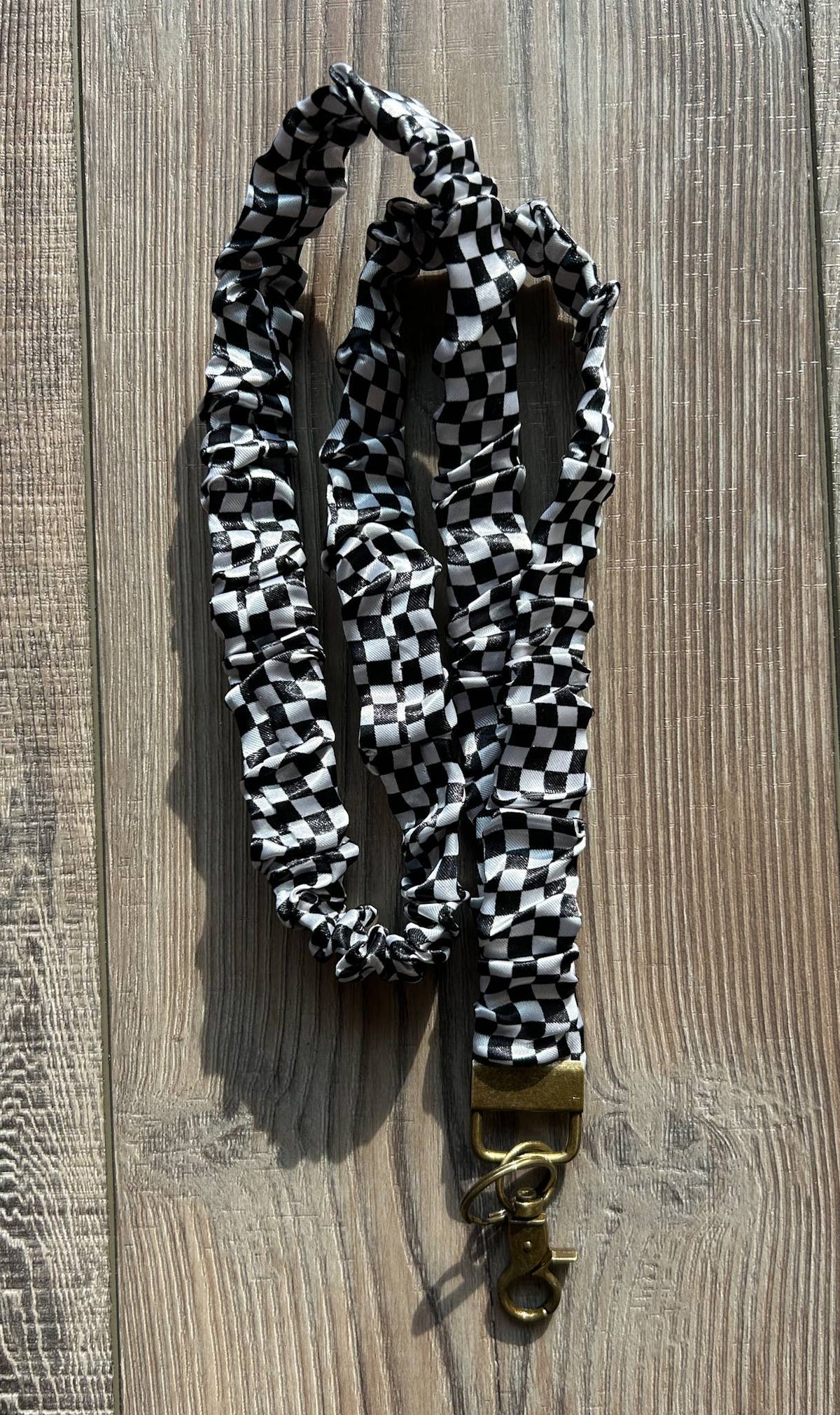 Silk Scrunchie Lanyard