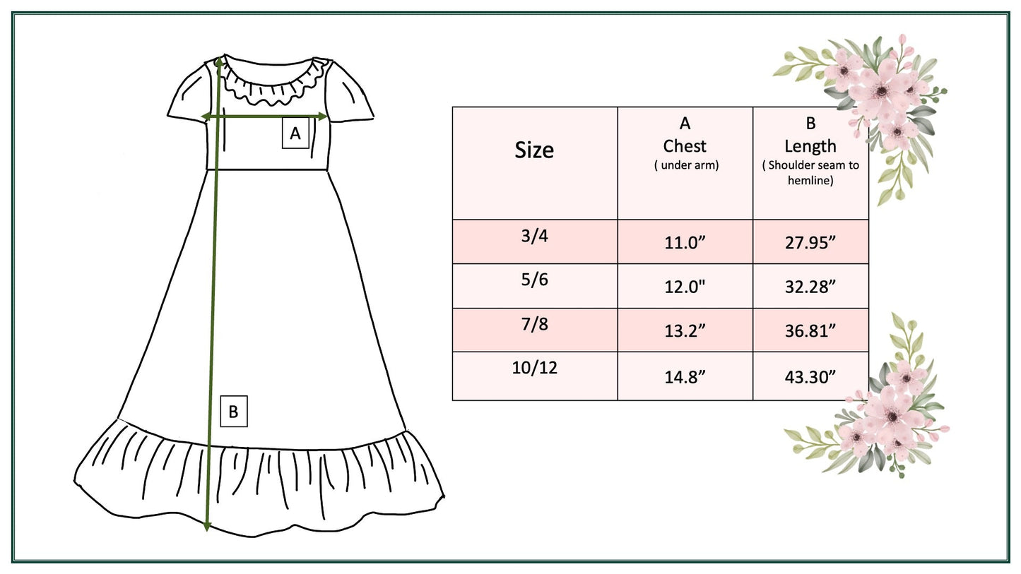 Santa Green Check Play Gown