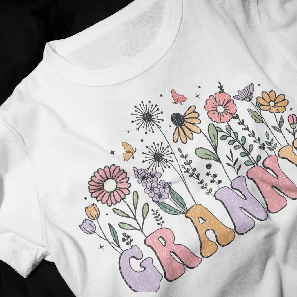 Floral Granny Graphic Tee