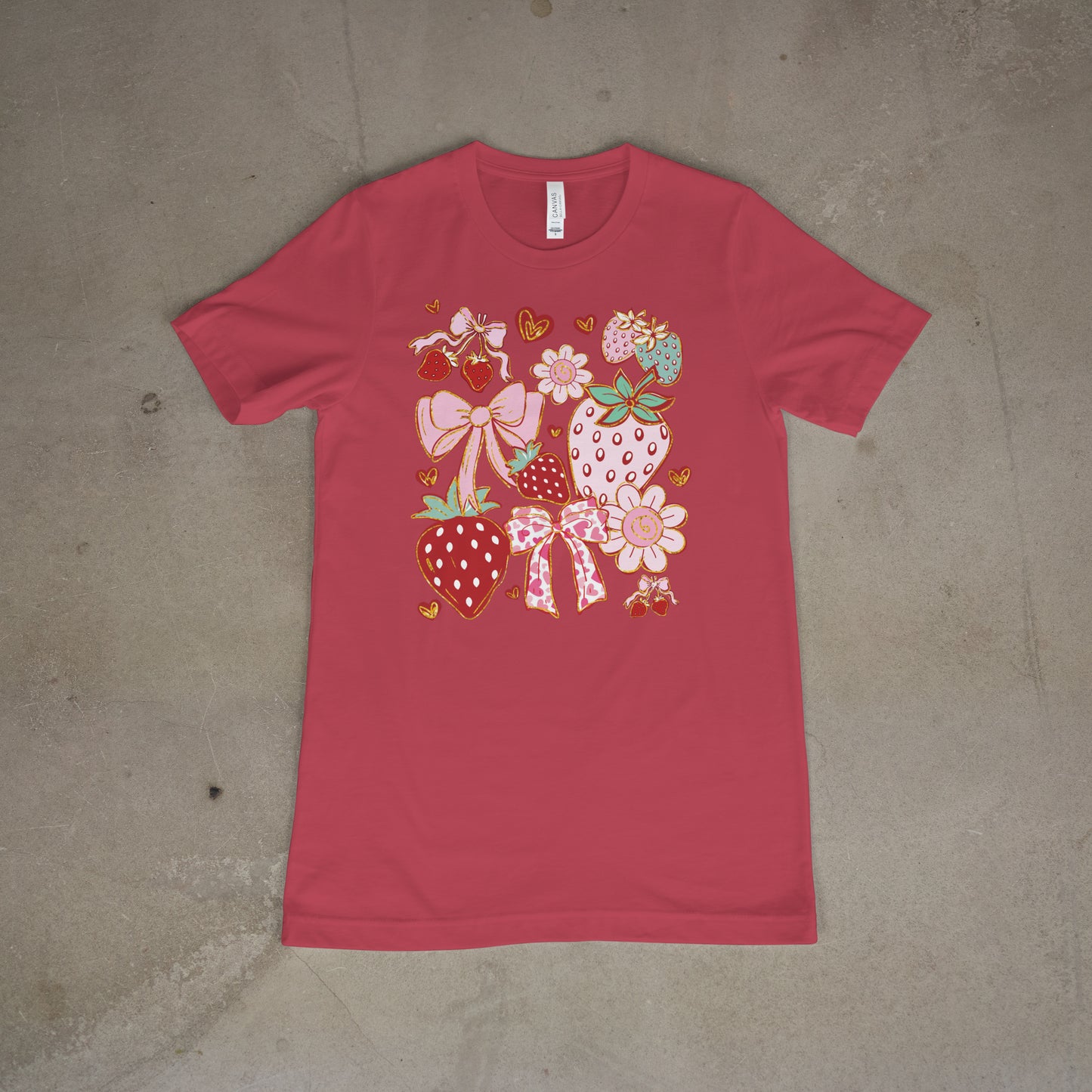 Berry Sweet Bows & Blooms Tee