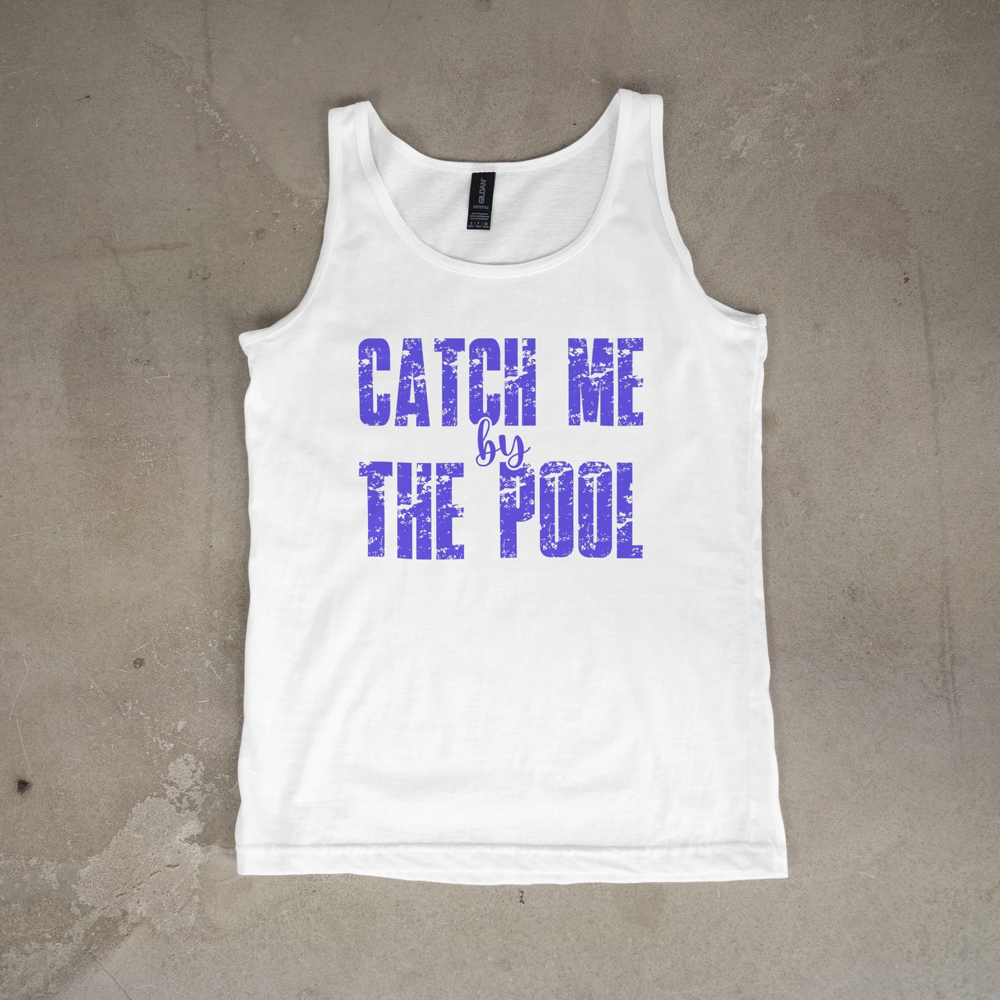 Catch Me By the Pool Graphic Tee or Tank – Summer Shirt