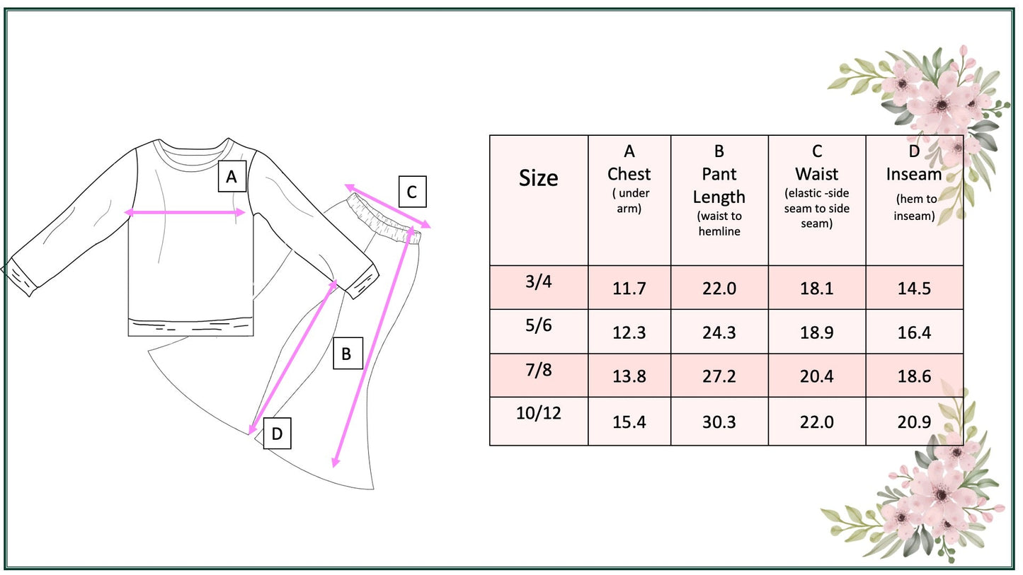 Blue Bow Coquette Pant Set