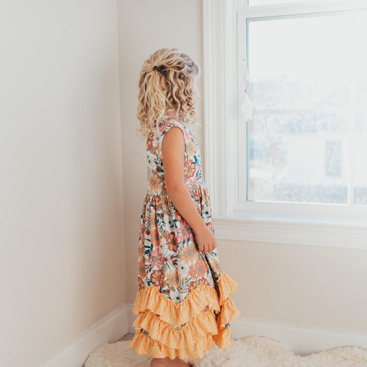Butter 3 Ruffle Dress