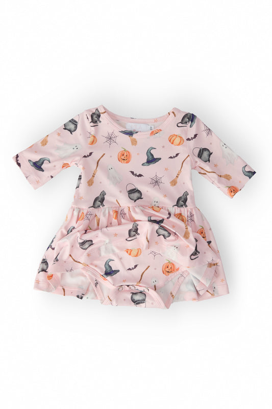 Hey Boo 3/4 Sleeve Twirl Bodysuit