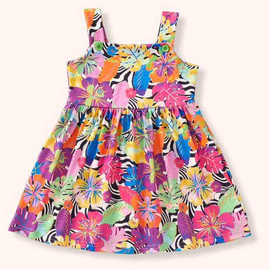 SALE Tropical Hibiscus Dress
