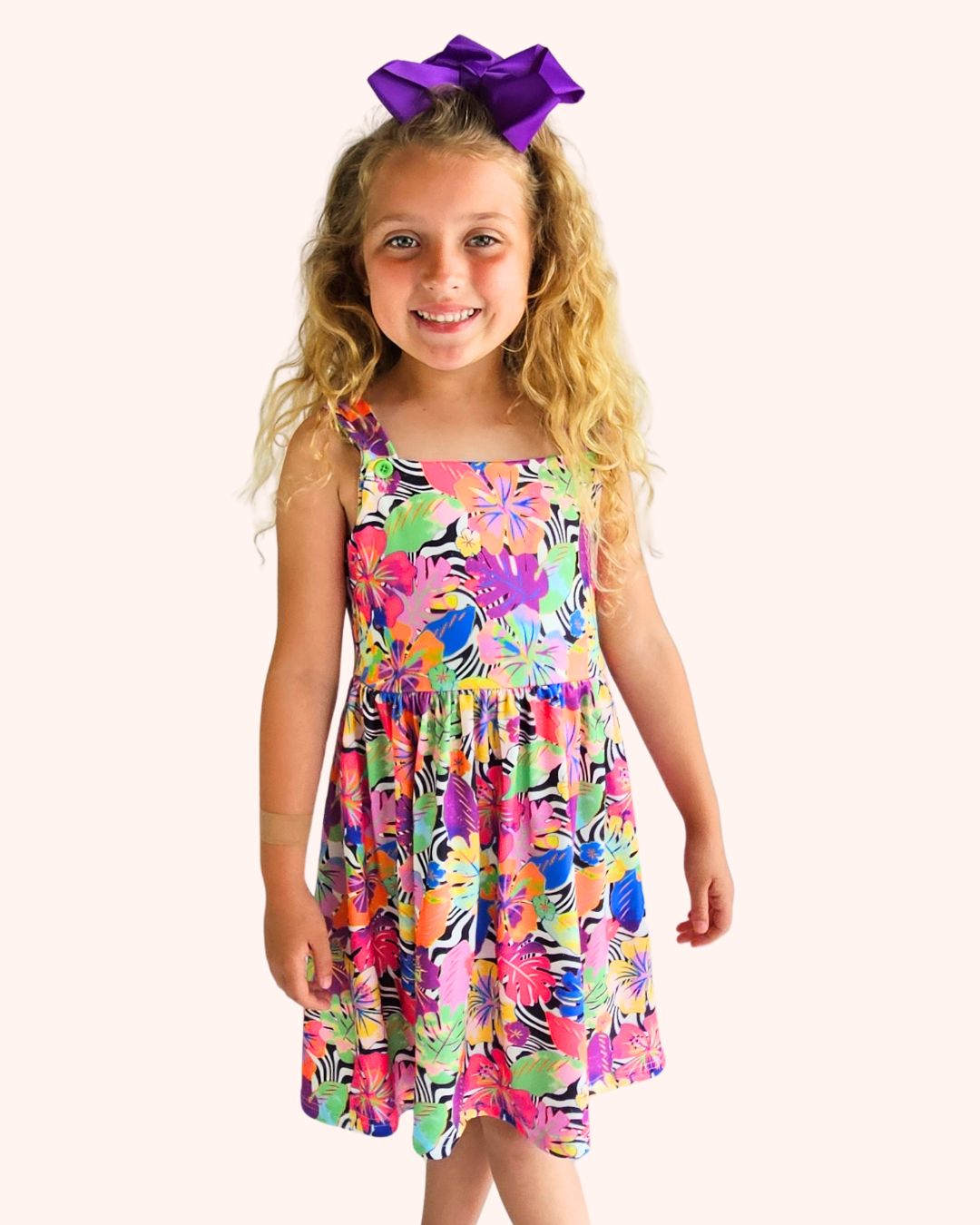 SALE Tropical Hibiscus Dress