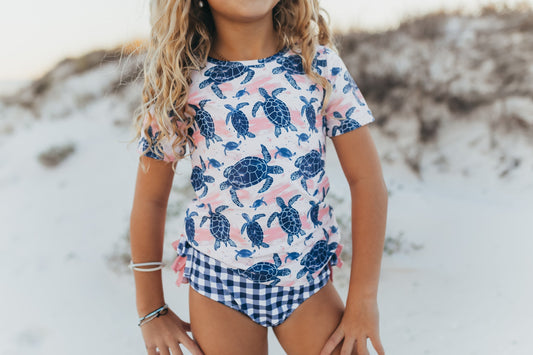 Sophie Sea Turtle Rash Guard Swimsuit