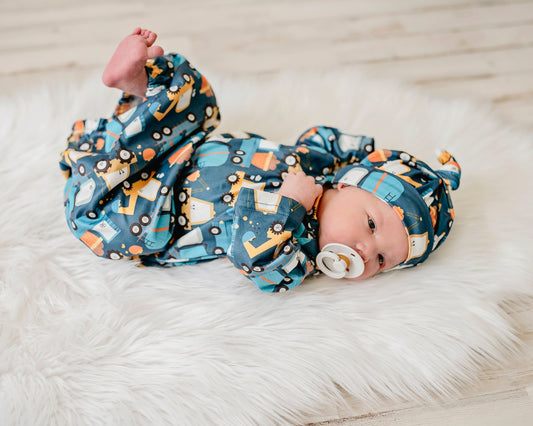 Truck Baby Gown