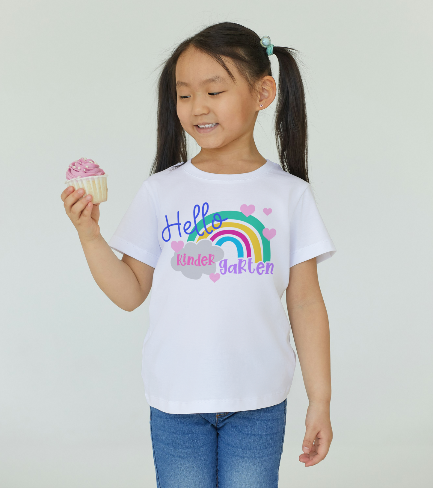 Hello Kindergarten Rainbow Youth Tee