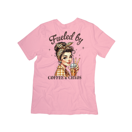 Fueled by Coffee & Chaos Graphic Tee
