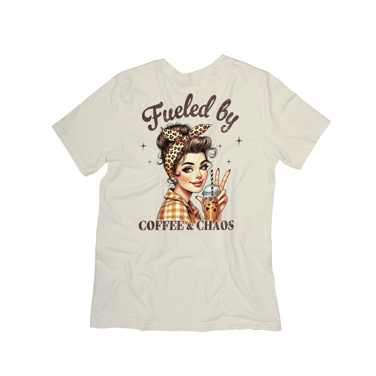 Fueled by Coffee & Chaos Graphic Tee