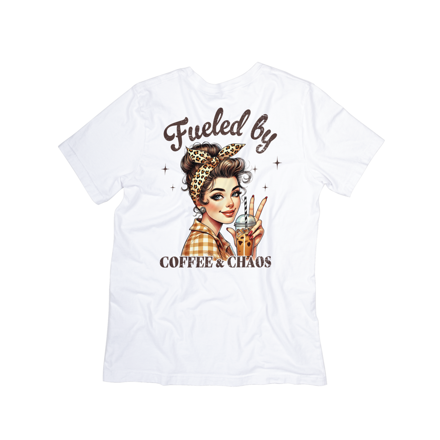 Fueled by Coffee & Chaos Graphic Tee