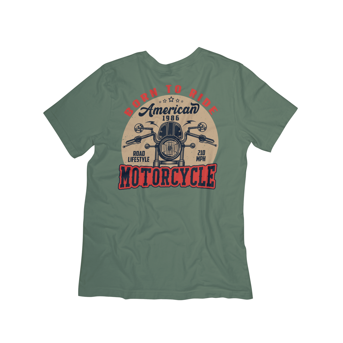 Born to Ride – American Motorcycle Tee