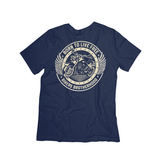 Born to Live Free – Bikers Brotherhood Tee