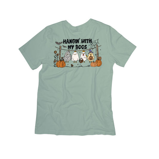 Hangin' With My Boos Halloween Chick Tee – Funny Fall Graphic Shirt