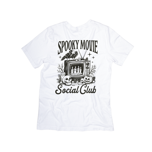 Spooky Movie Social Club T-Shirt – Halloween Horror Night Tee