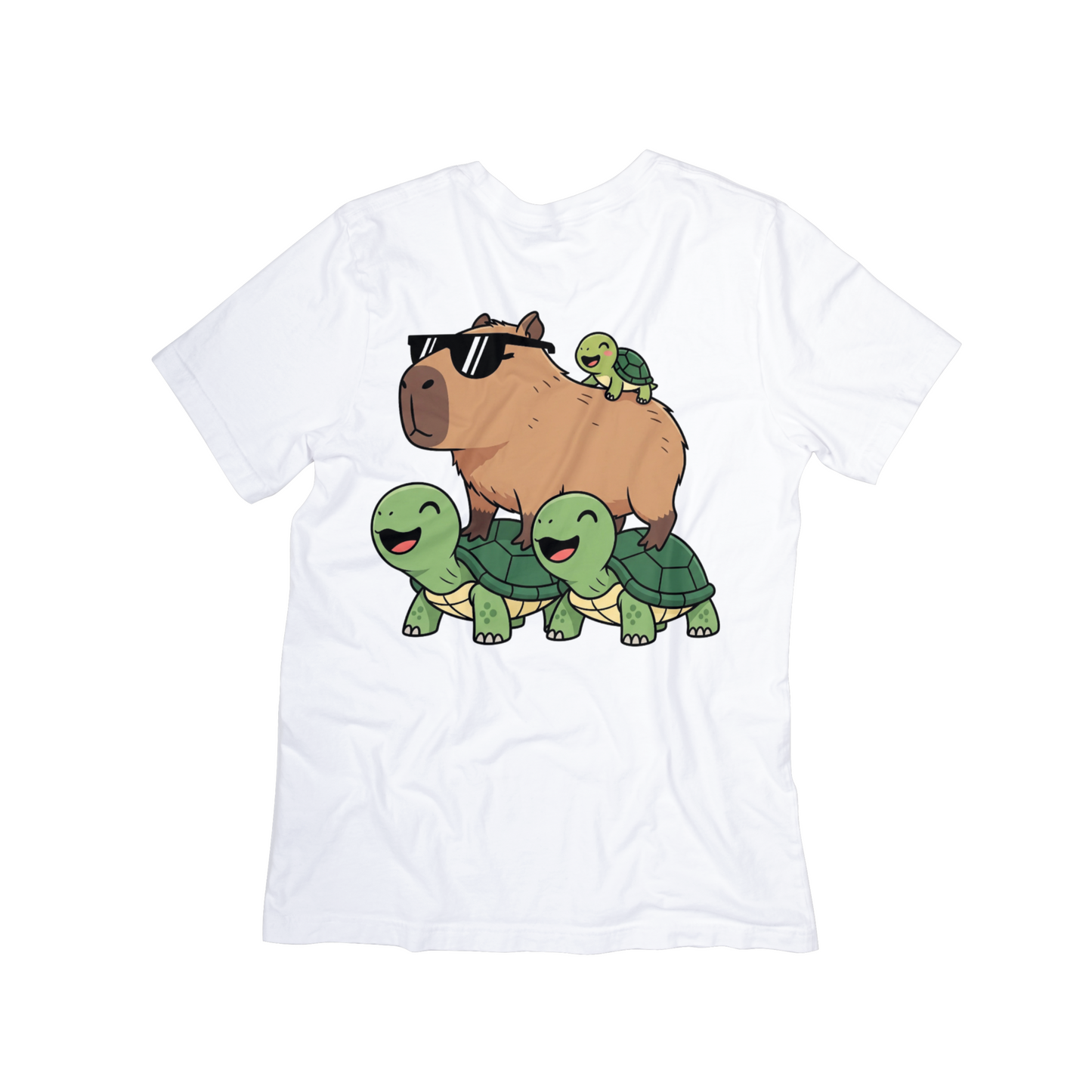 Turtle Taxi Capybara Tee