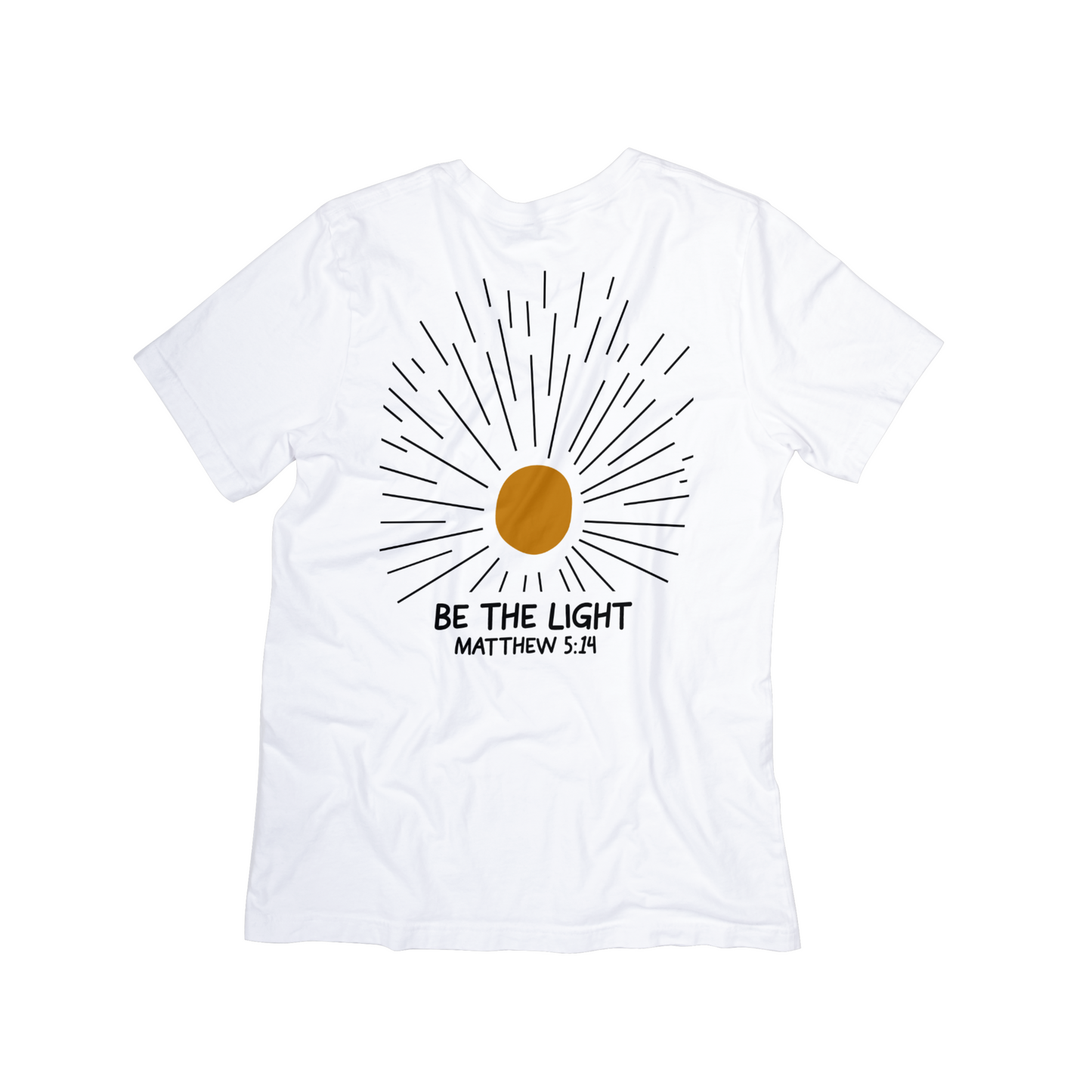 “Be the Light” Sunburst Faith Tee