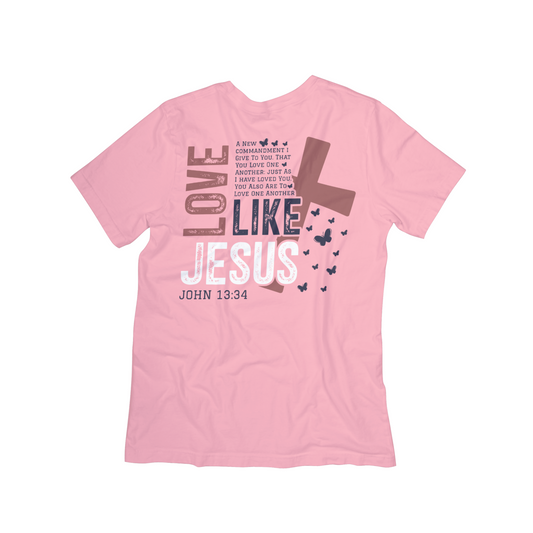 Love Like Jesus Graphic Tee– Bible Verse Graphic Tee