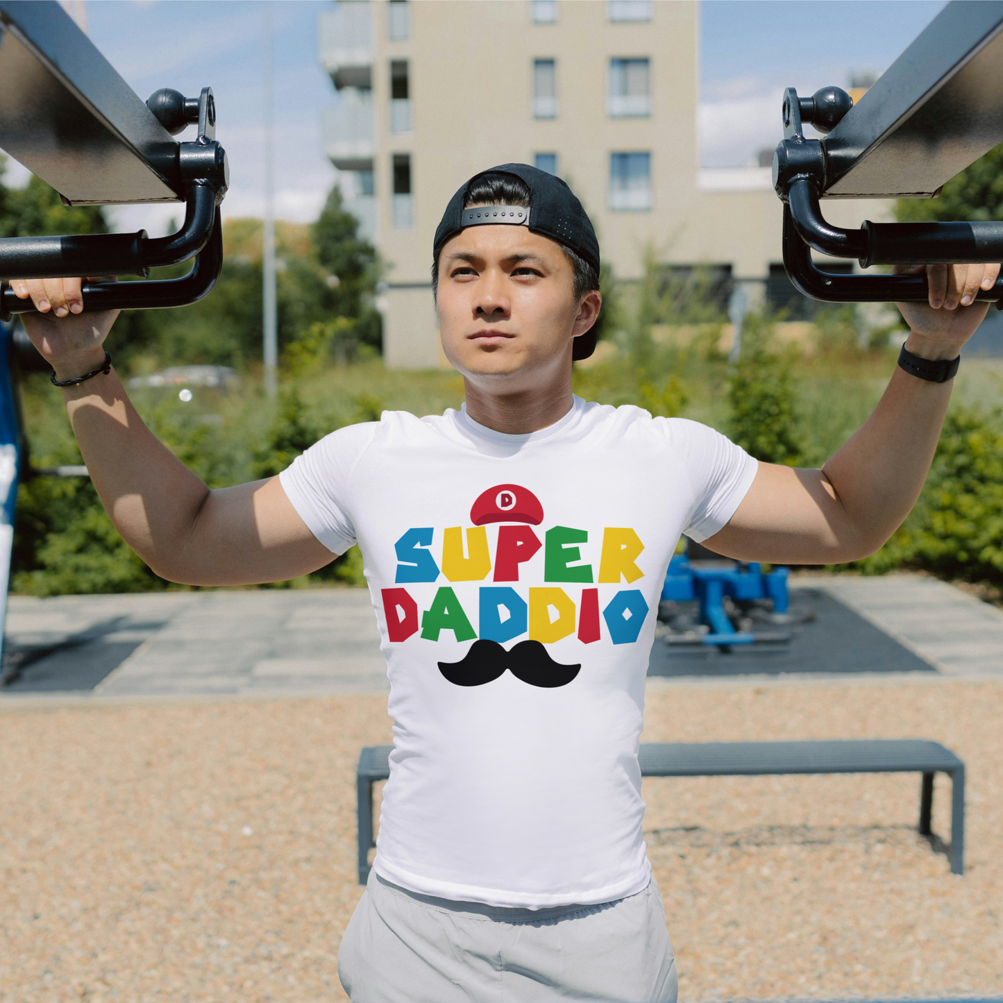Super Daddio Gamer Dad Shirt – Funny Father’s Day Tee for Men