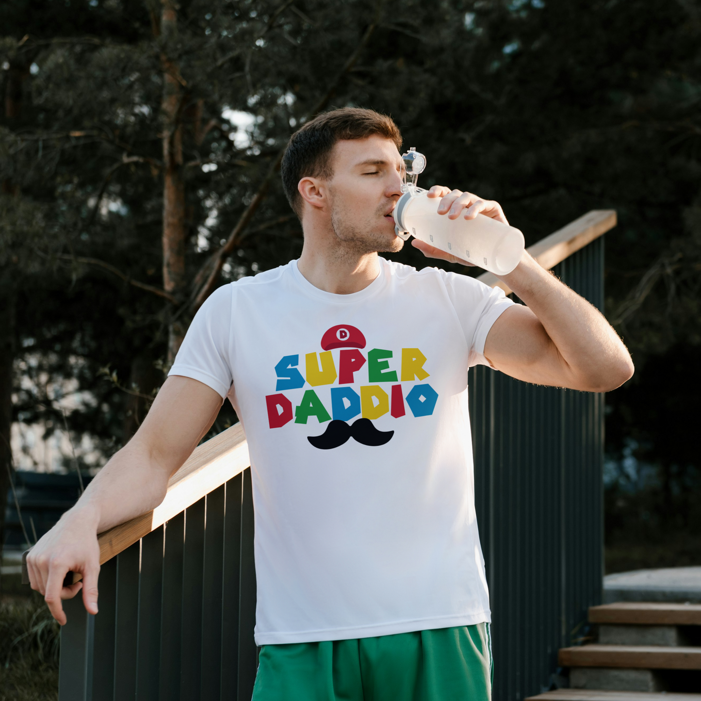 Super Daddio Gamer Dad Shirt – Funny Father’s Day Tee for Men