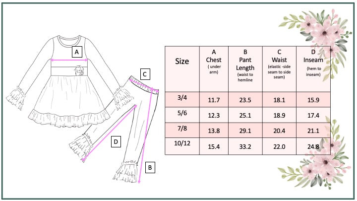 Pumpkin Stripe Pant Set