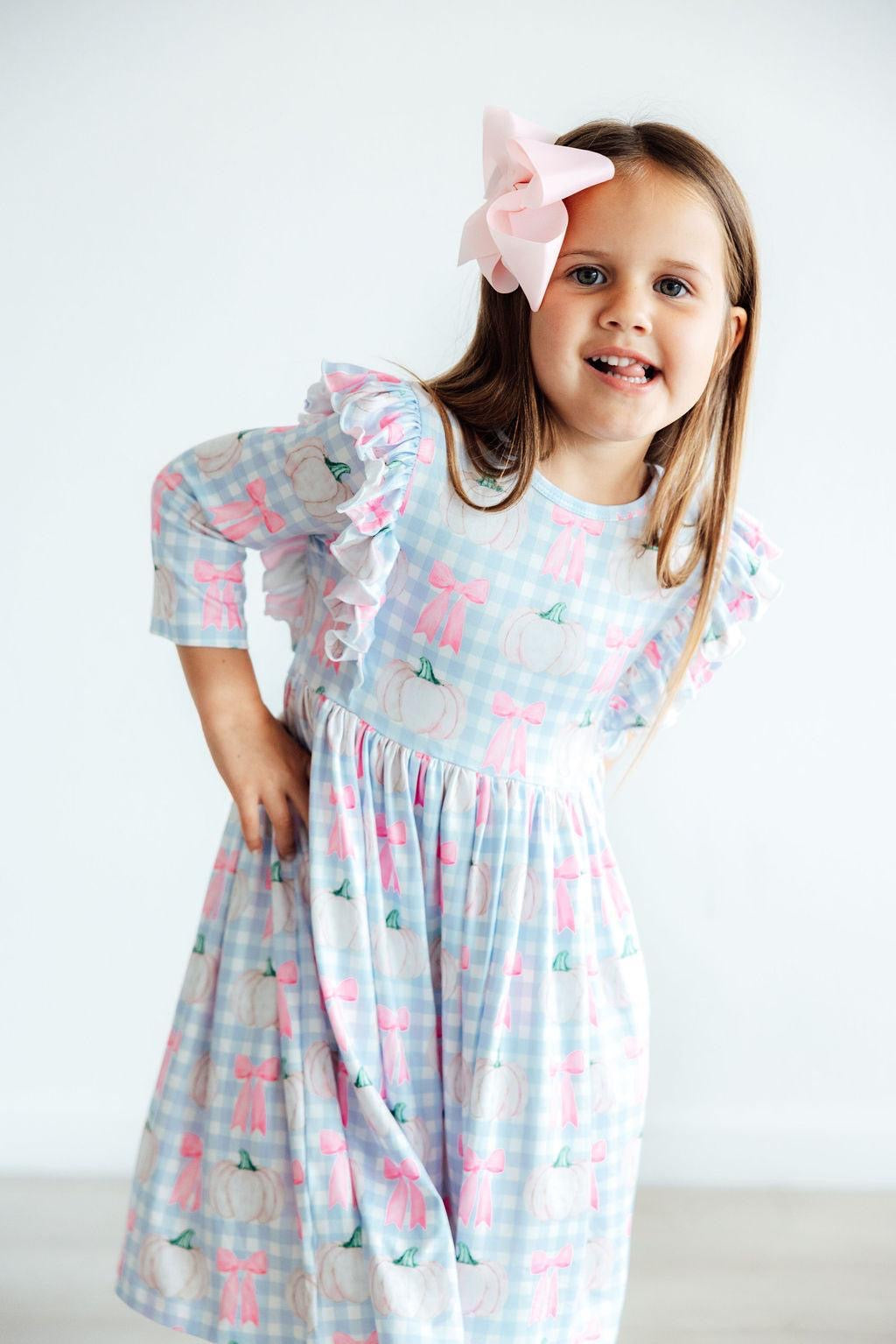 3/4 Sleeve Twirl Dresses