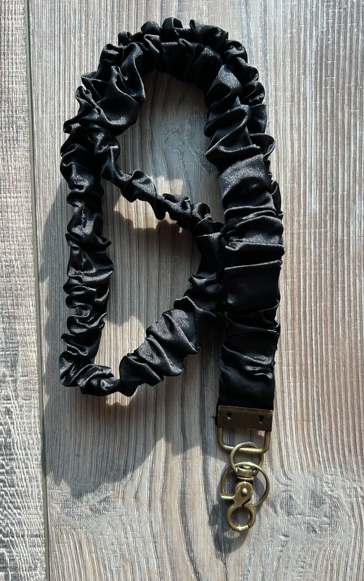 Silk Scrunchie Lanyard
