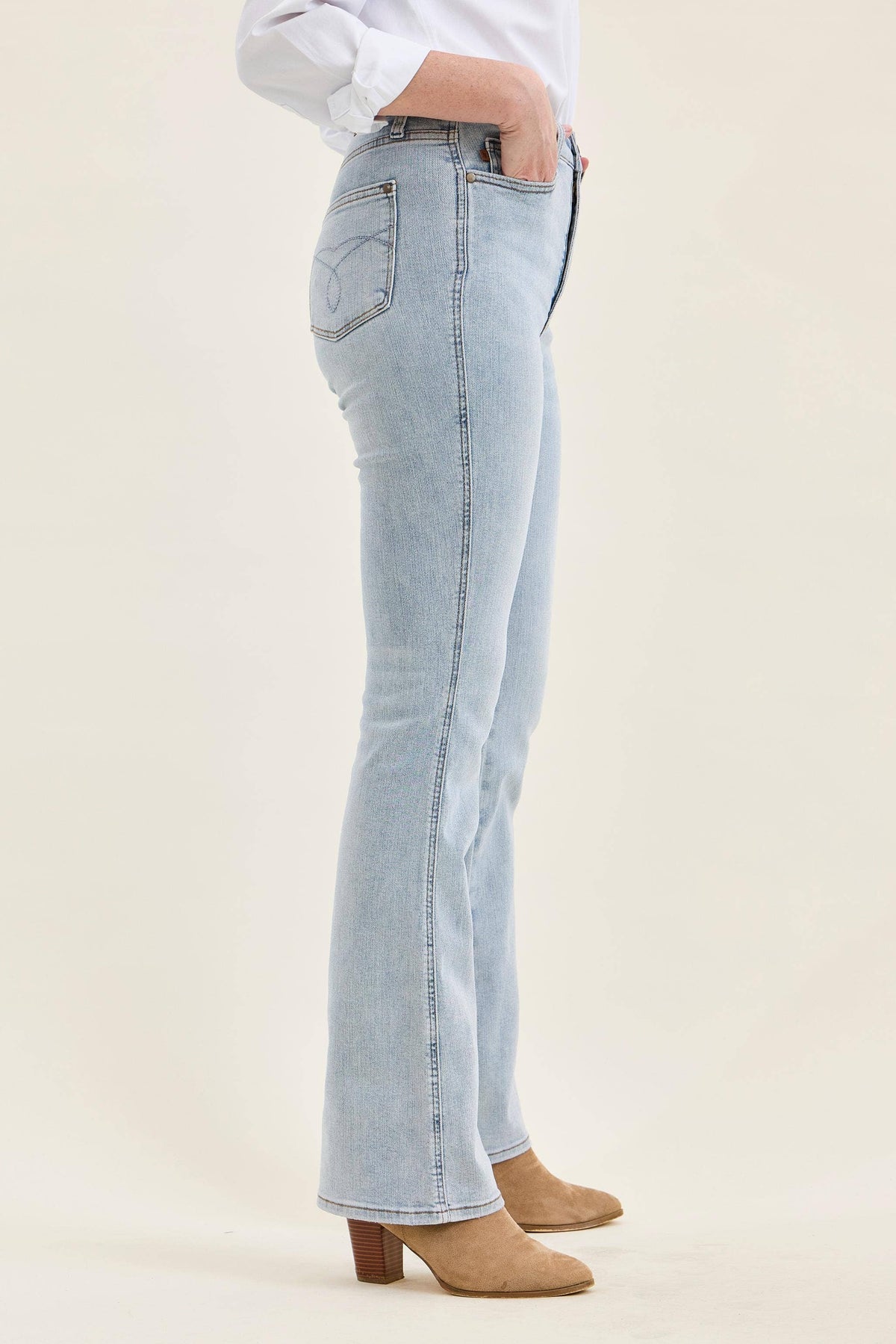 LT- Short Inseam High Waisted Bootcut