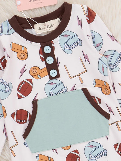 Little All-Star Pocket Romper