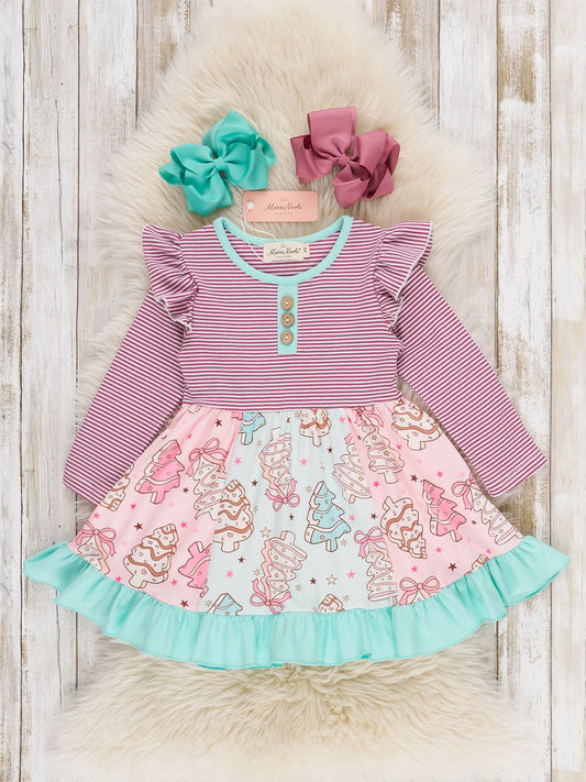 Frosted Sweets Ruffle Dress