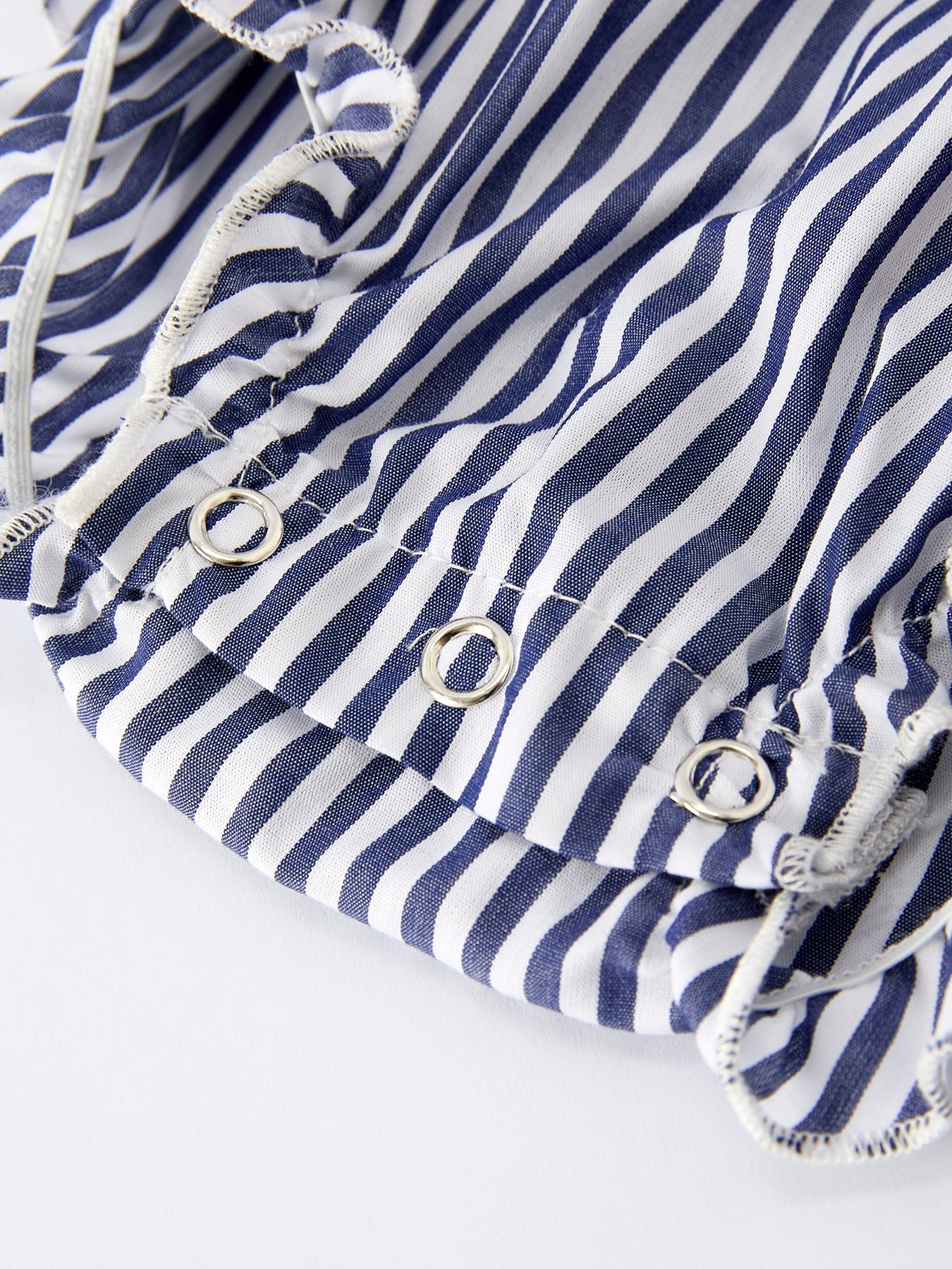 Girls Baseball Team Outfit – Striped Ruffle Sleeve Romper with Ball Design