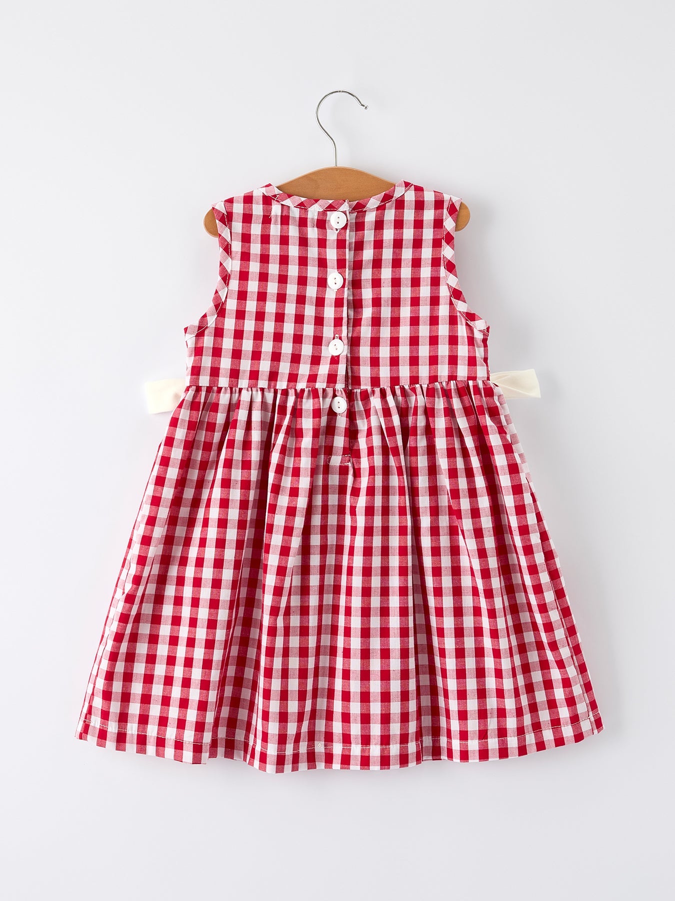 Dog Baseball Smocking Embroidery Dress
