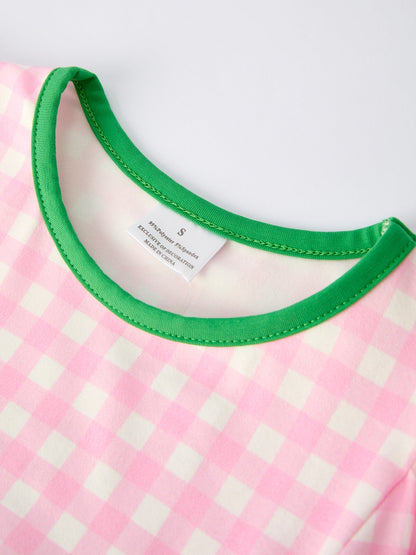 St. Patrick's Day Shamrock Top and Bell Bottom Pants Girls Set