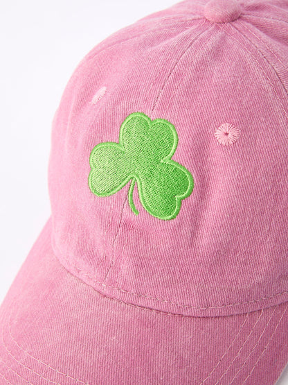 St. Patrick's Day Shamrock Applique Hat For Girls