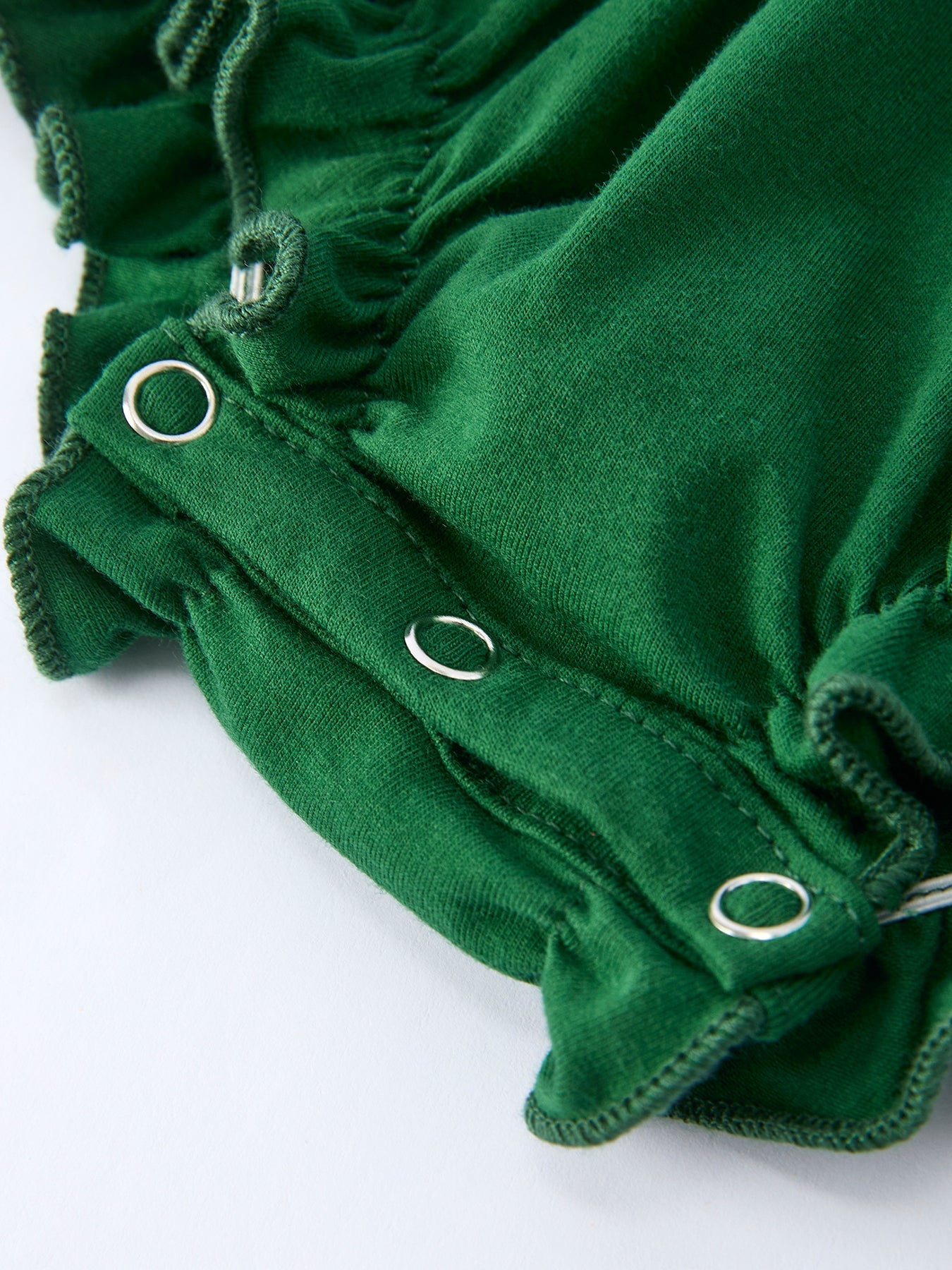 Girls St. Patrick’s Day Shamrock Puppy Smocked Romper