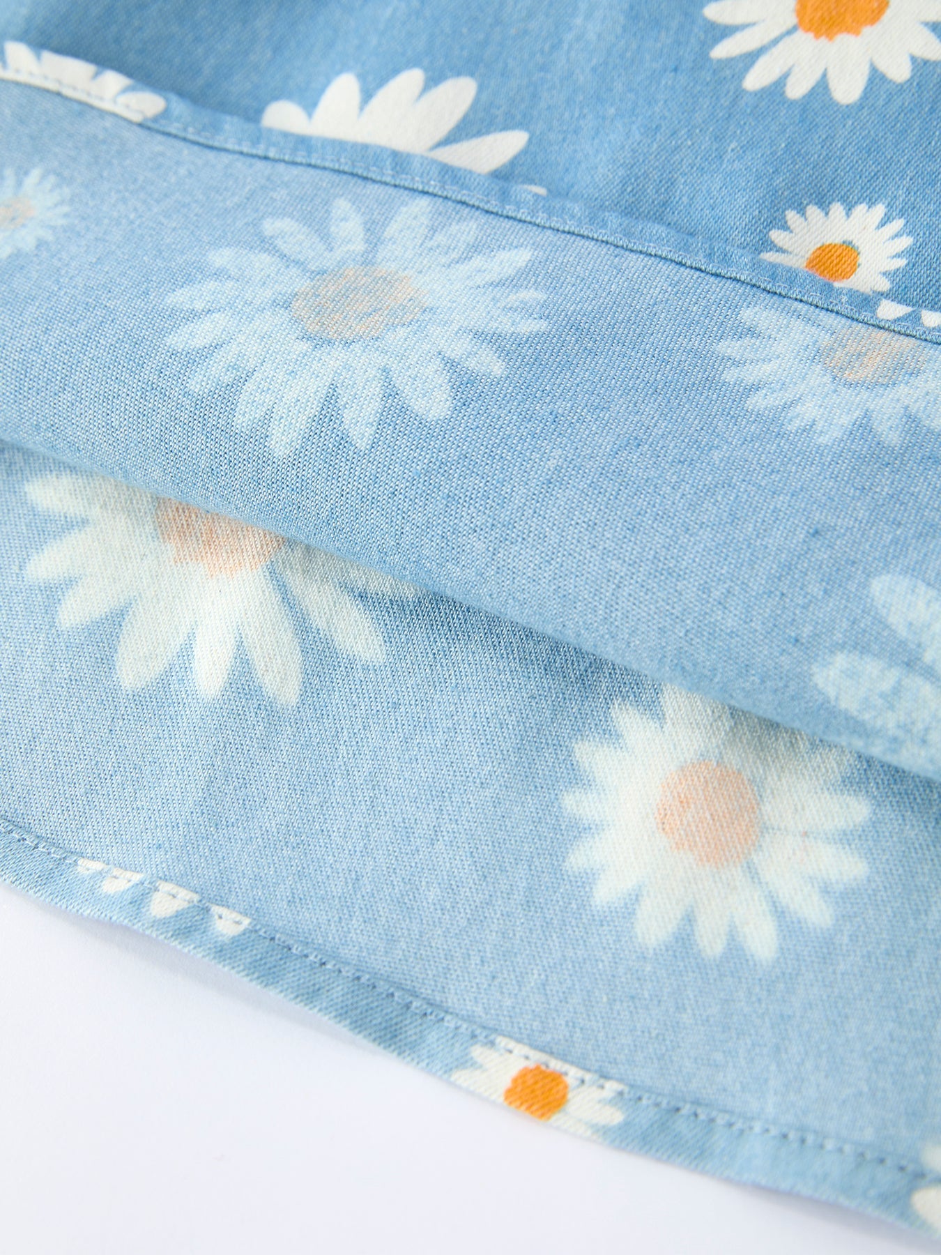 Spring Daisy Girls' Blue Dress