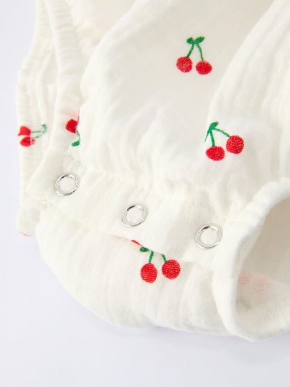 Baby Girls Spring Cherry Romper