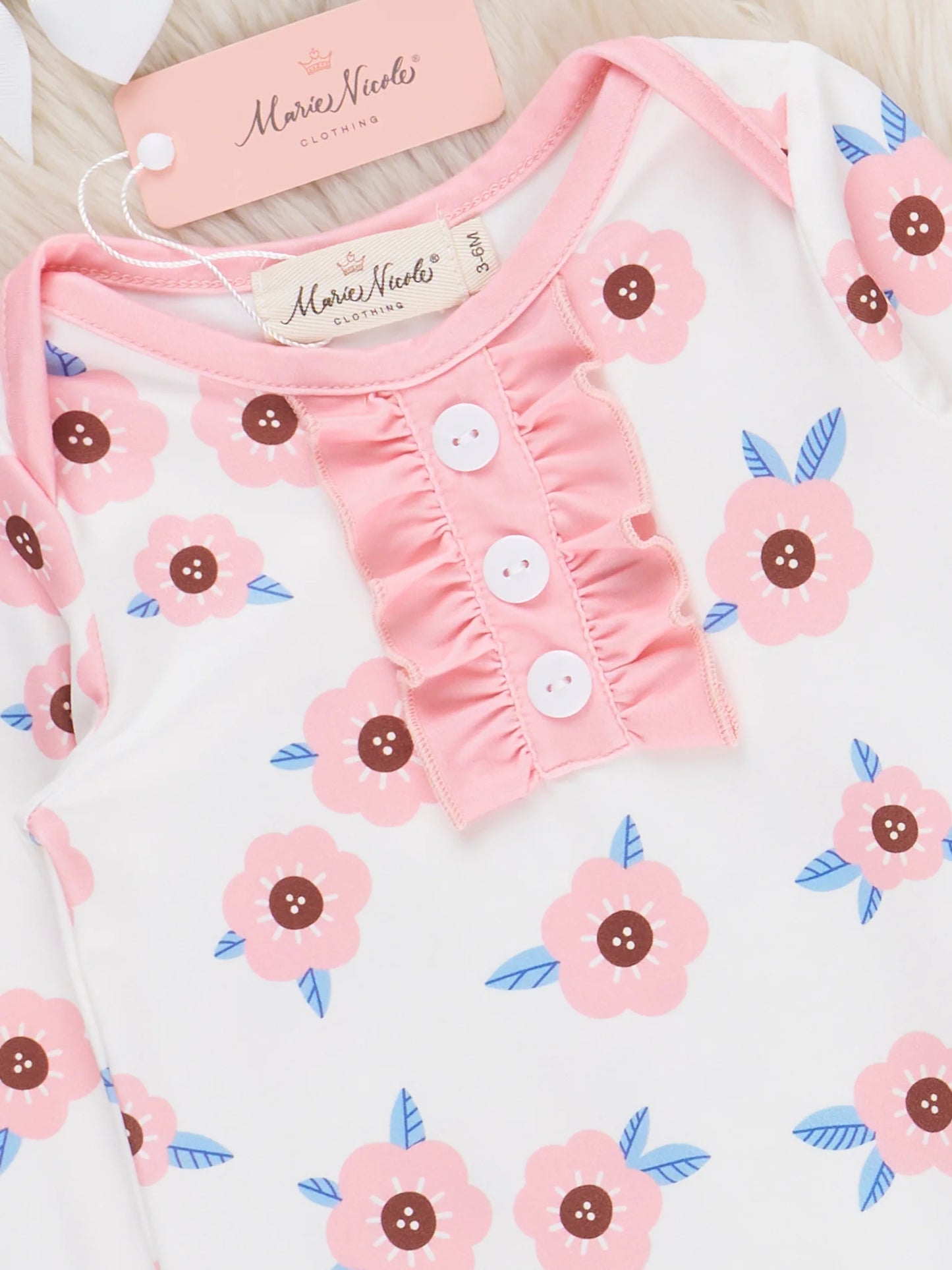 Daisy Doodle Ruffle Romper