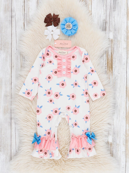 Daisy Doodle Ruffle Romper
