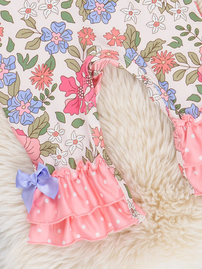 Petal Dreams Ruffle Romper