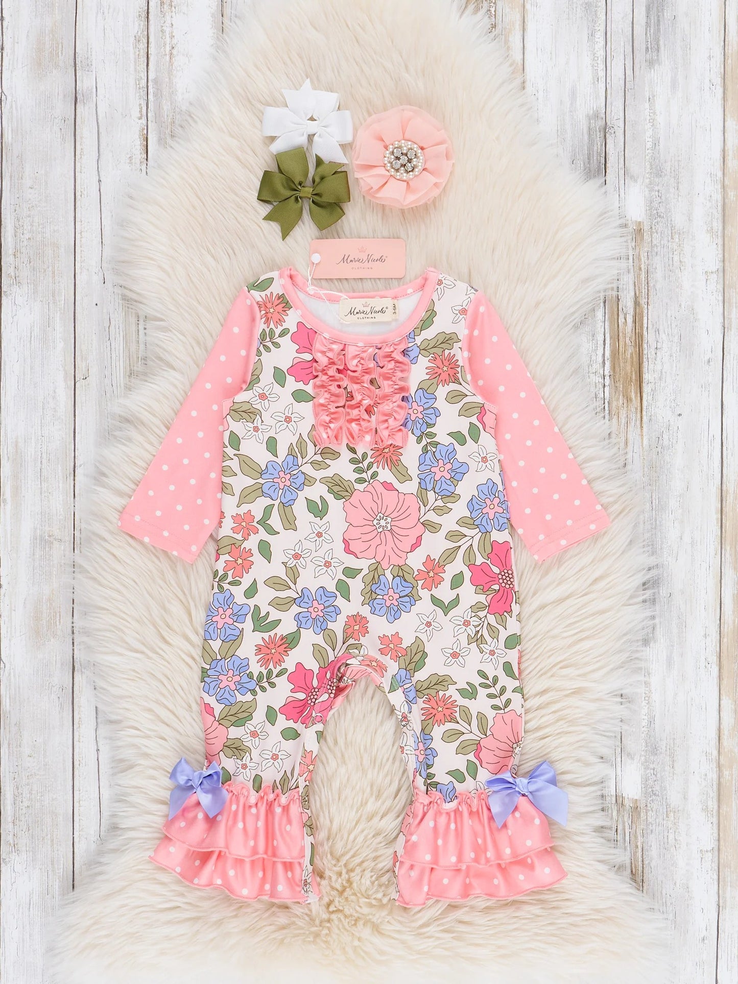 Petal Dreams Ruffle Romper