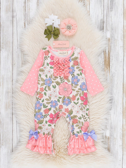Petal Dreams Ruffle Romper