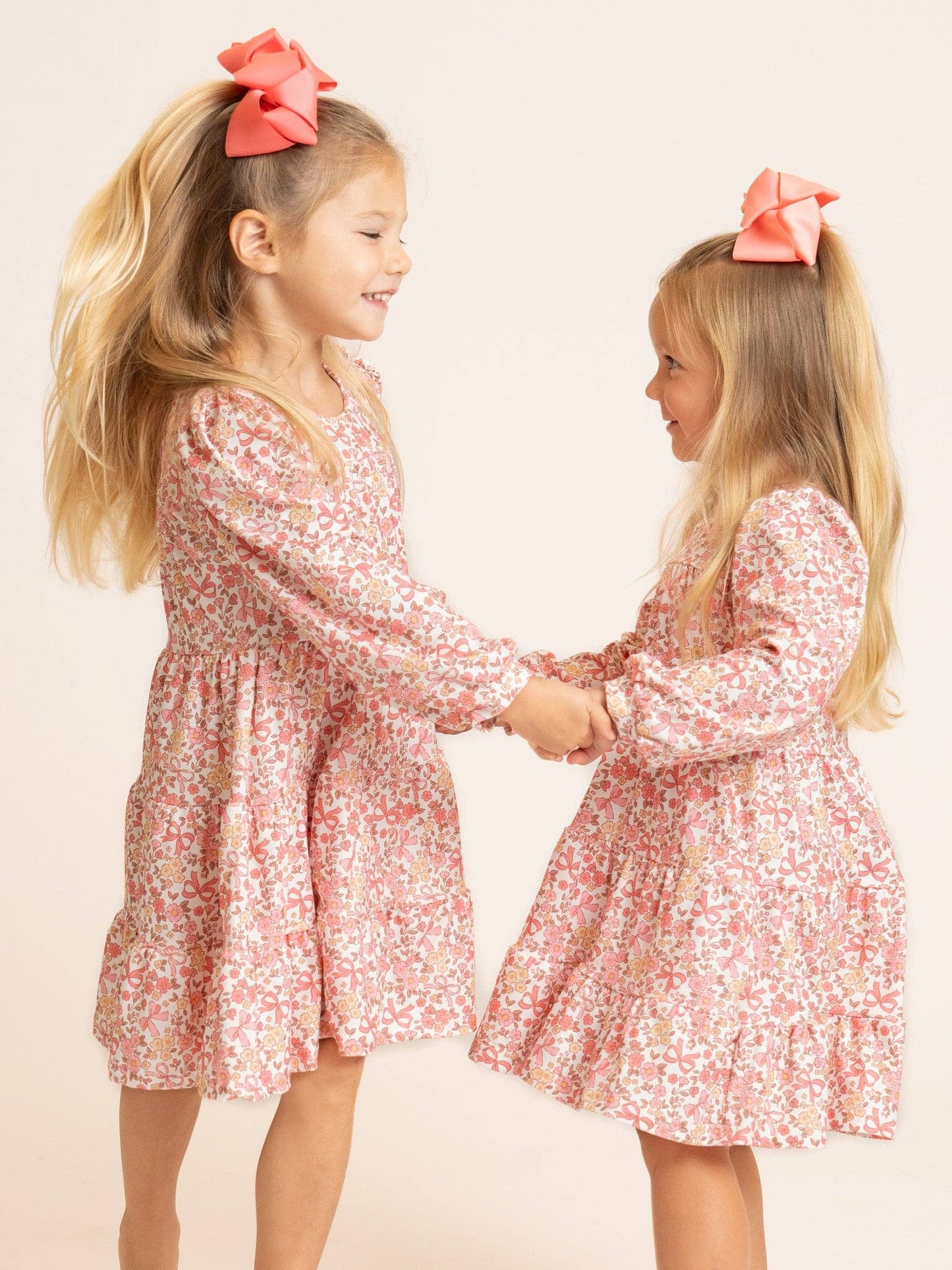 Soft Floral Ruffle Dress