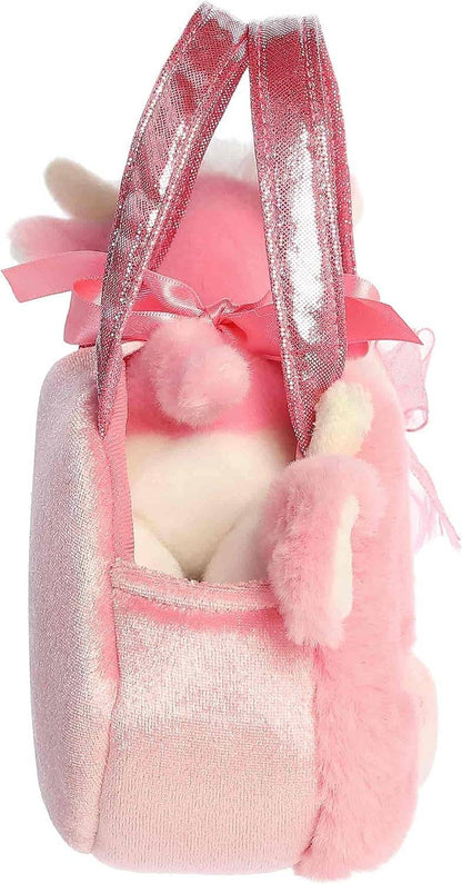 8" Plush Fuzzy Face Strawberry Cow Fancy Pals