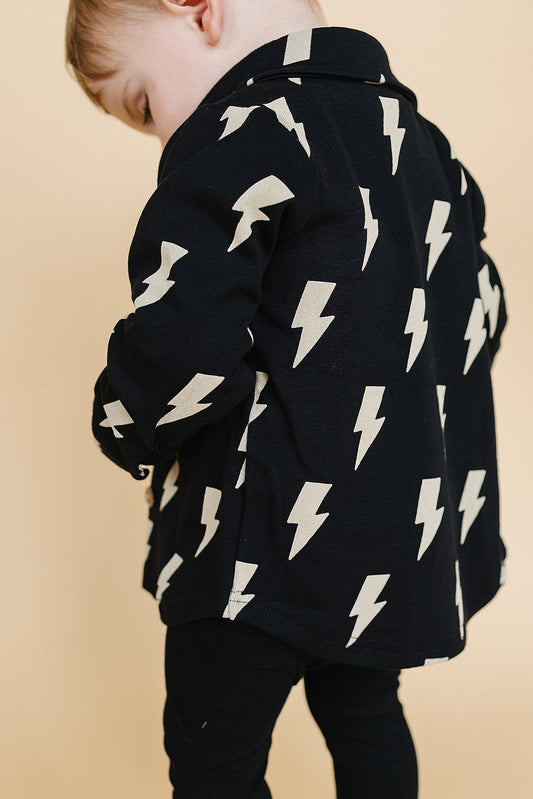 Shacket | Black Bolts